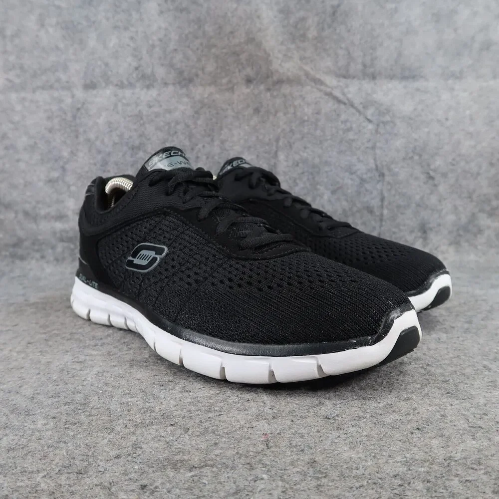 Skechers Shoes Mens 8 Athletic Trainers Lite Weight Sneakers Memory Foam Comfort